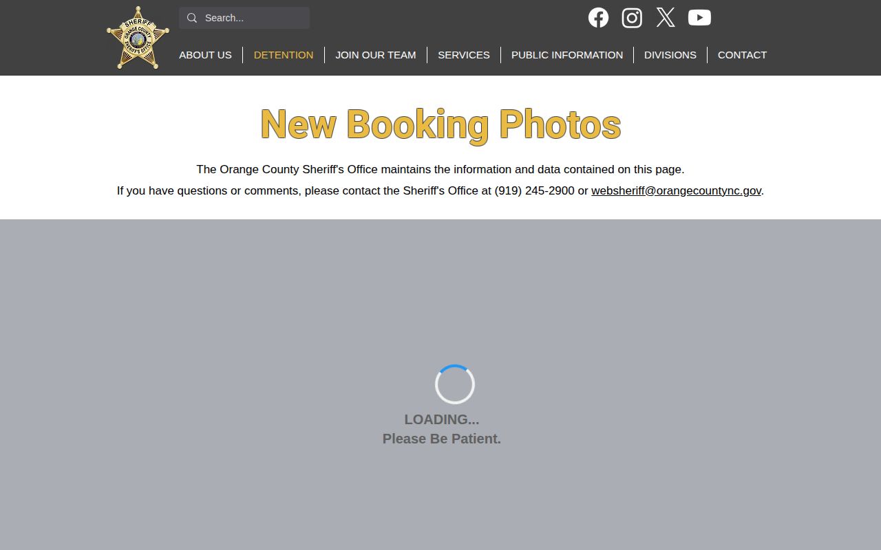 Orange County Sheriff new booking photos that do not prove inmate release
